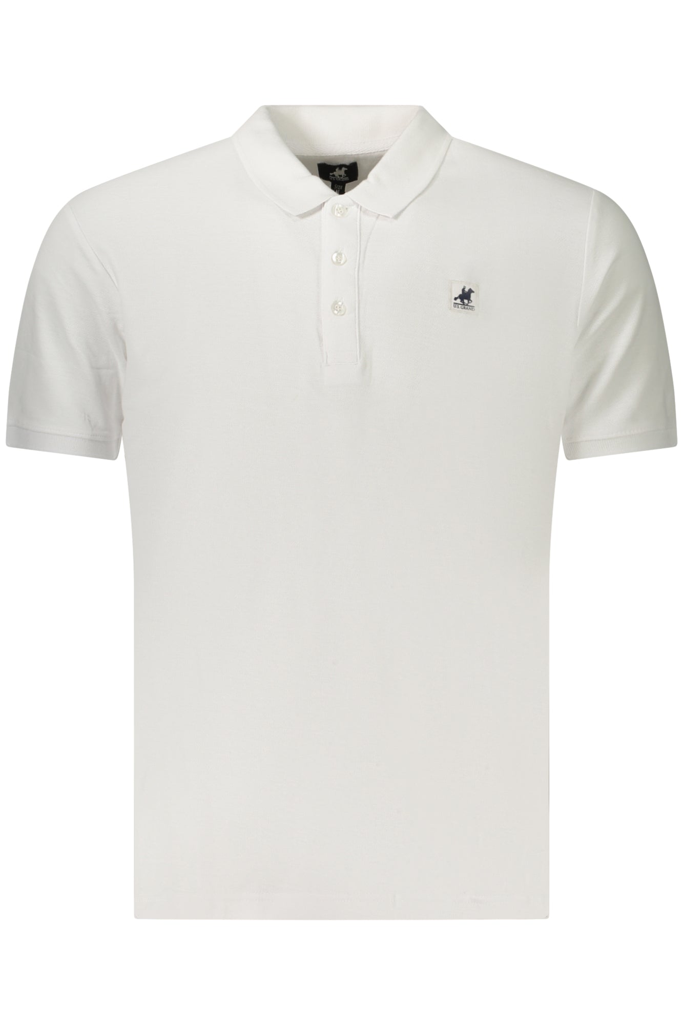 U.S. GRAND POLO MANICHE CORTE UOMO BIANCO