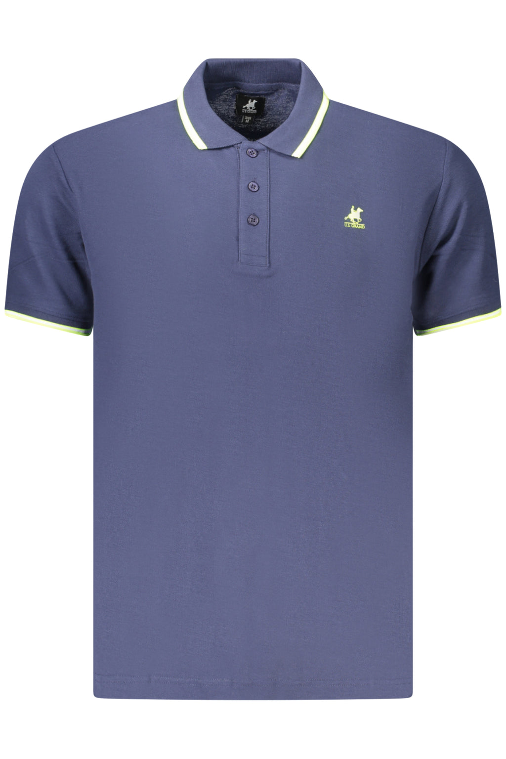 U.S. GRAND POLO MANICHE CORTE UOMO BLU