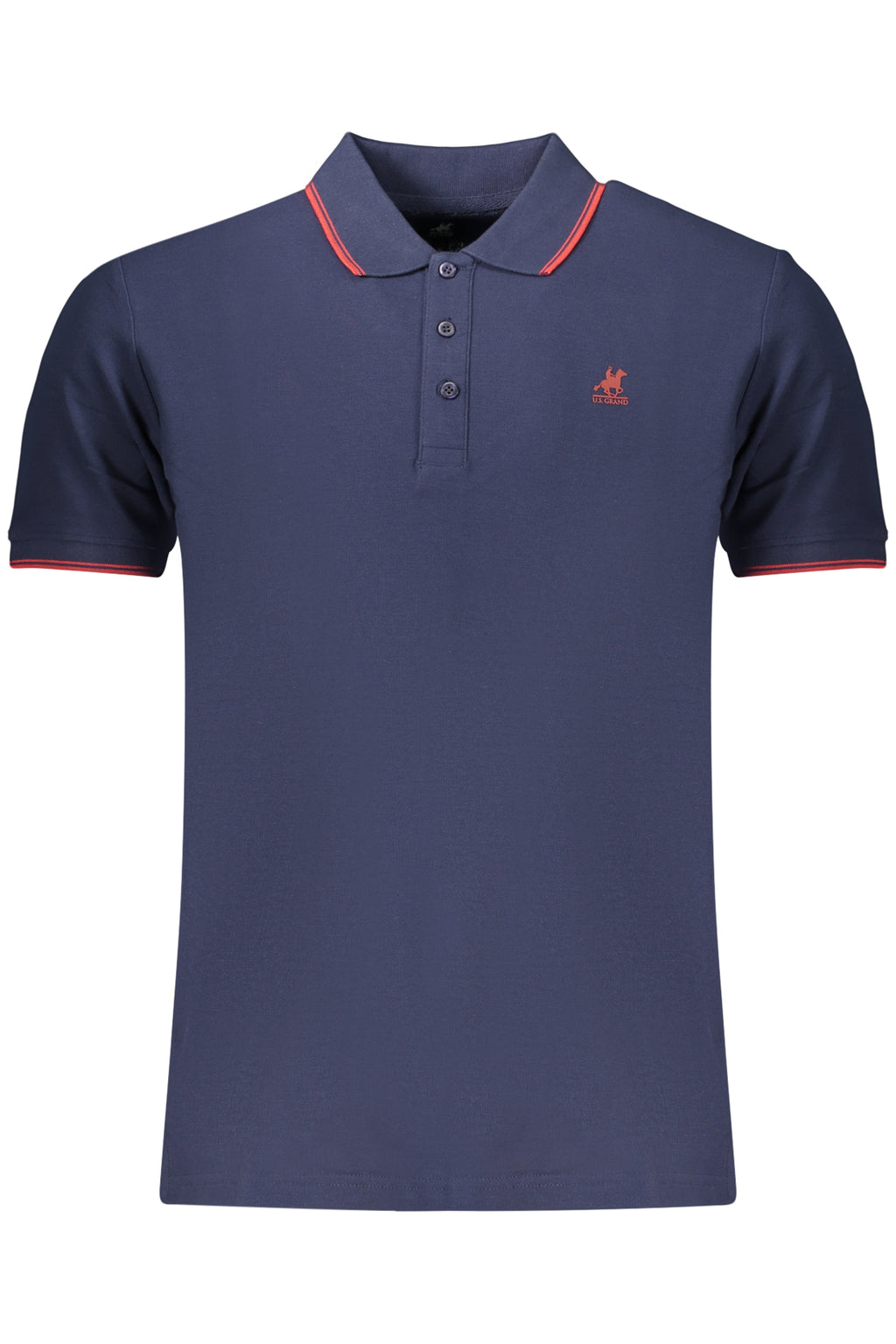 U.S. GRAND POLO MANICHE CORTE UOMO BLU