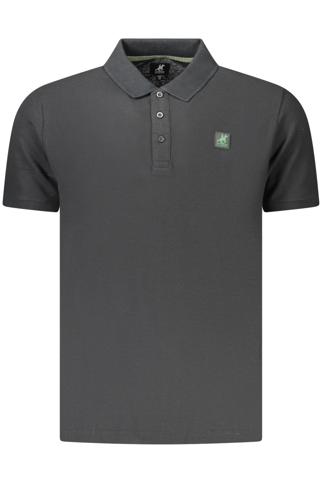U.S. GRAND POLO MANICHE CORTE UOMO NERO
