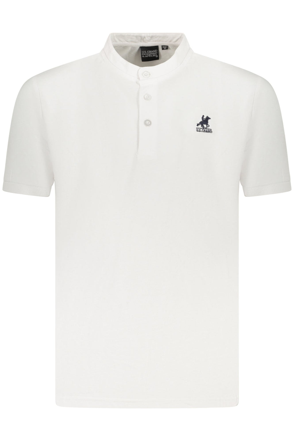 U.S. GRAND POLO MANICHE CORTE UOMO BIANCO