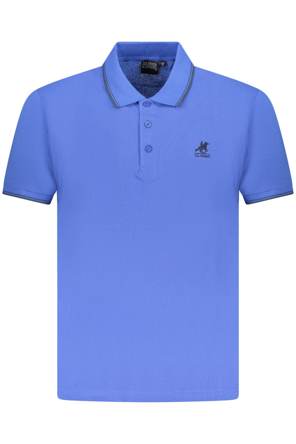 U.S. GRAND POLO MANICHE CORTE UOMO BLU