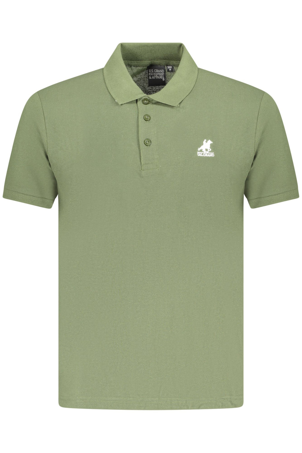 U.S. GRAND POLO MANICHE CORTE UOMO VERDE