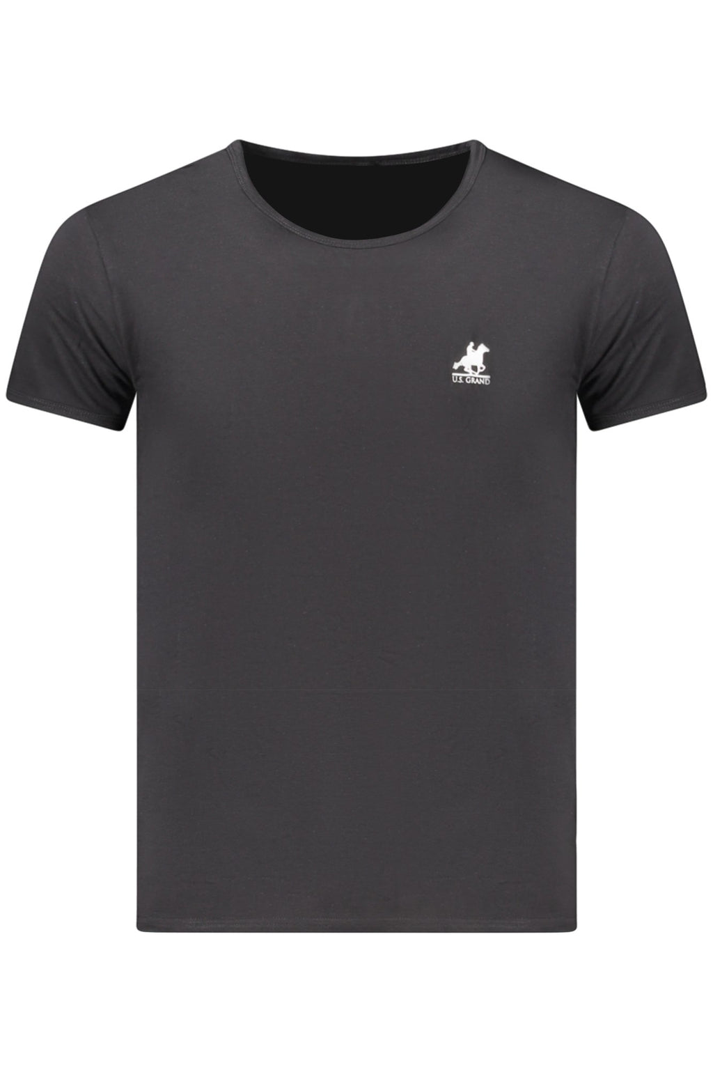 U.S. GRAND T-SHIRT MANICHE CORTE UOMO NERO