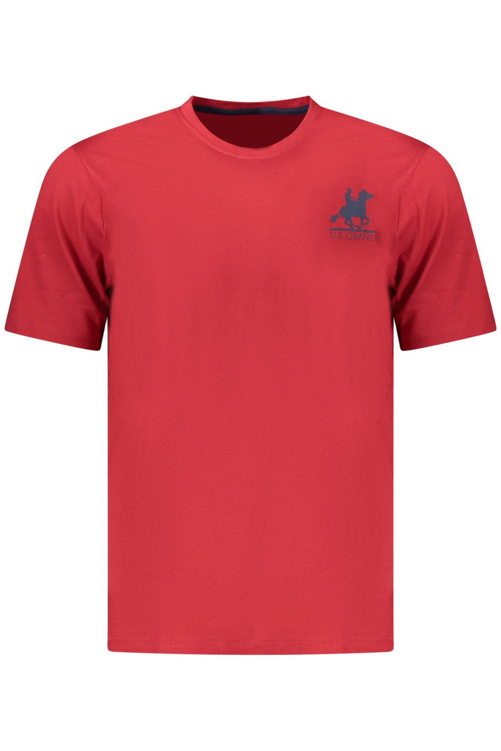 U.S. GRAND T-SHIRT MANICHE CORTE UOMO ROSSO