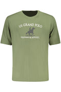 U.S. GRAND T-SHIRT MANICHE CORTE UOMO VERDE