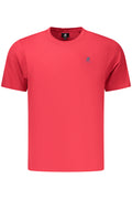 U.S. GRAND T-SHIRT MANICHE CORTE UOMO ROSSO