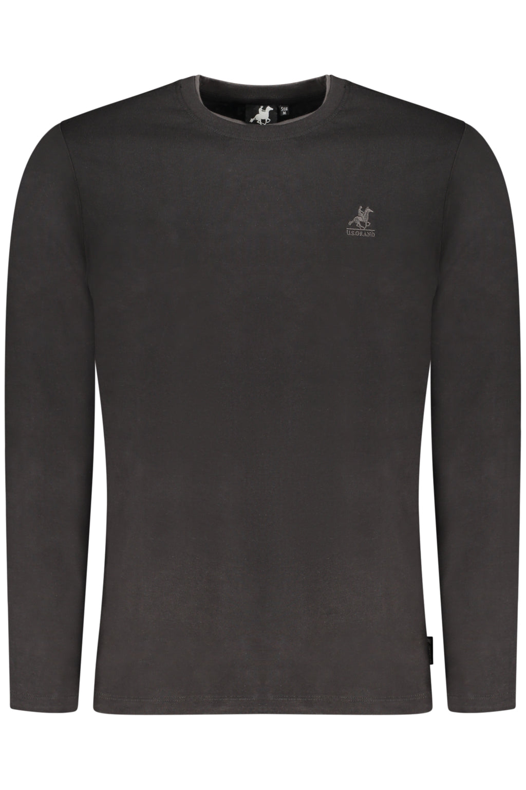 U.S. GRAND T-SHIRT MANICHE LUNGHE UOMO NERO