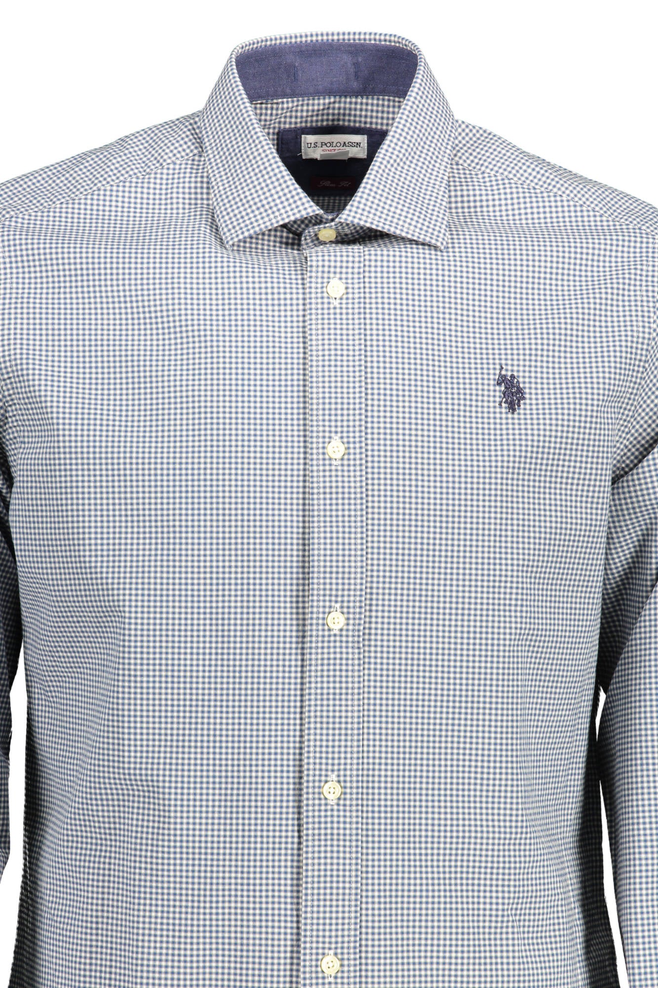 U.S. POLO ASSN. CAMICIA MANICHE LUNGHE UOMO AZZURRO