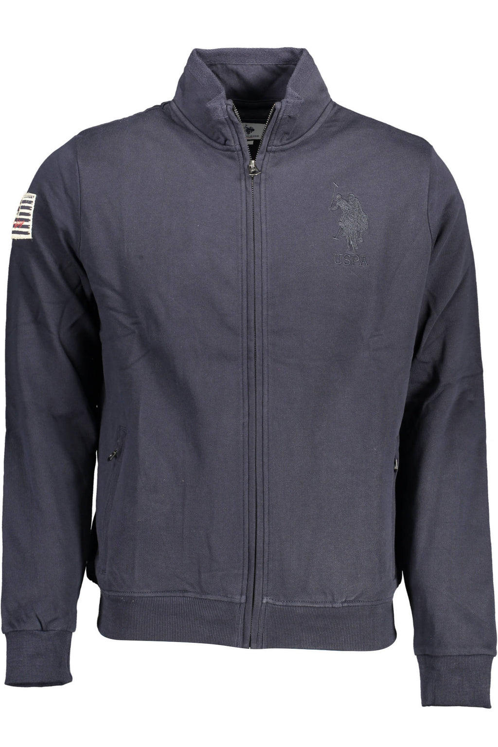 U.S. POLO ASSN. FELPA CON ZIP UOMO BLU