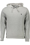U.S. POLO ASSN. FELPA SENZA ZIP UOMO GRIGIO